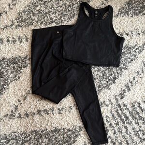 Black Women's Activewear Set